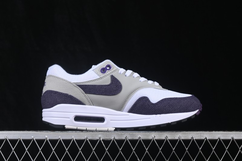 Nike Air Max 1 Retro Running Shoes with Half-Sole Air Cushion - 394505-100