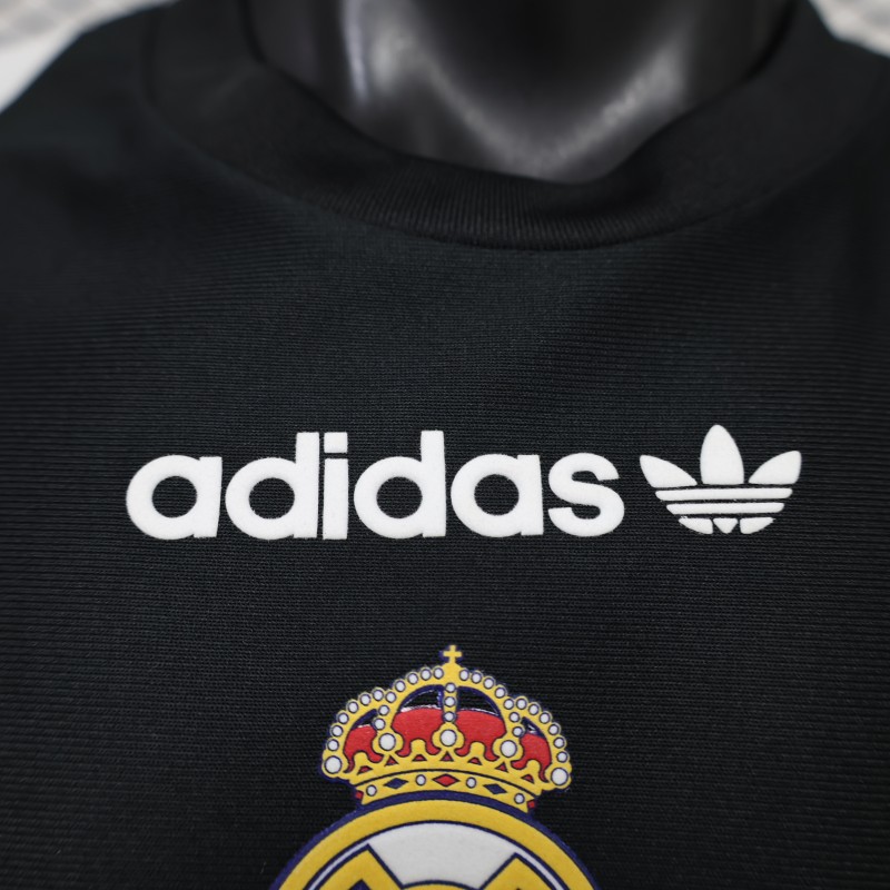 Player Version 26/27  Real Madrid Casual Retro Black Jersey