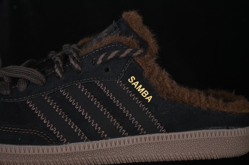 Adidas Originals Samba OG Mule Casual Fleece-Lined Slip-On Shoes - HP5054