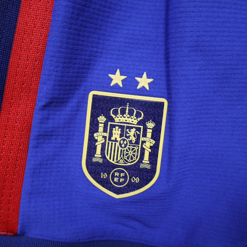 Player Version 26/27 Spain Home 2 Stars Blue Shorts