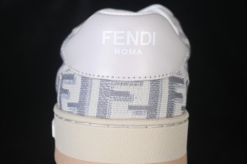 Fendi Match Round Toe Thick Sole Low-Top Casual Sneakers - AHH2F1FHS