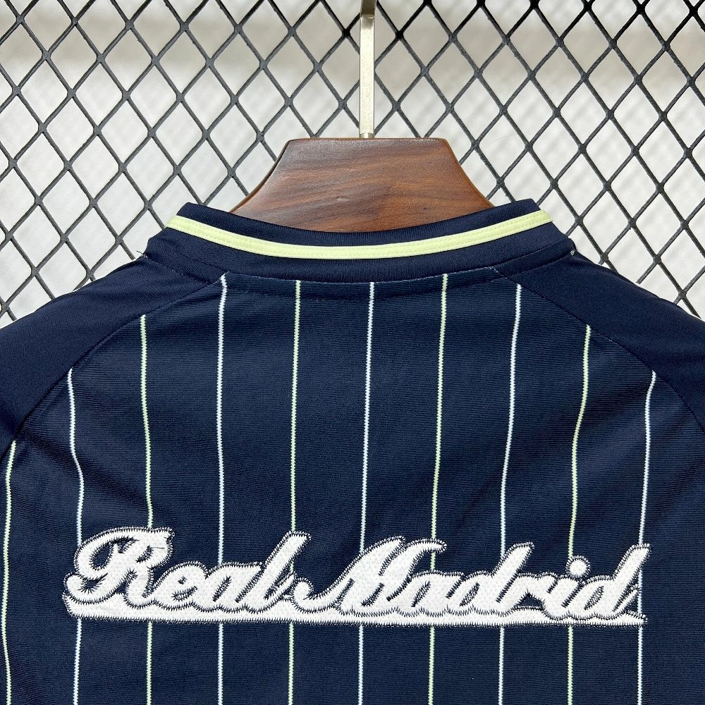 25/26 Real Madrid US Pack Black Baseball Jersey