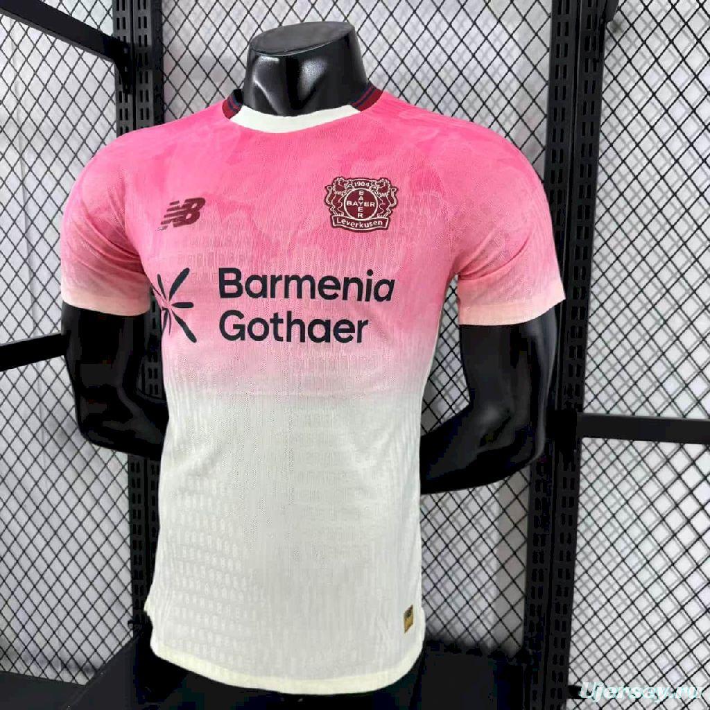 2025/26 Player Version Mens Bayer 04 Leverkusen Away Jersey