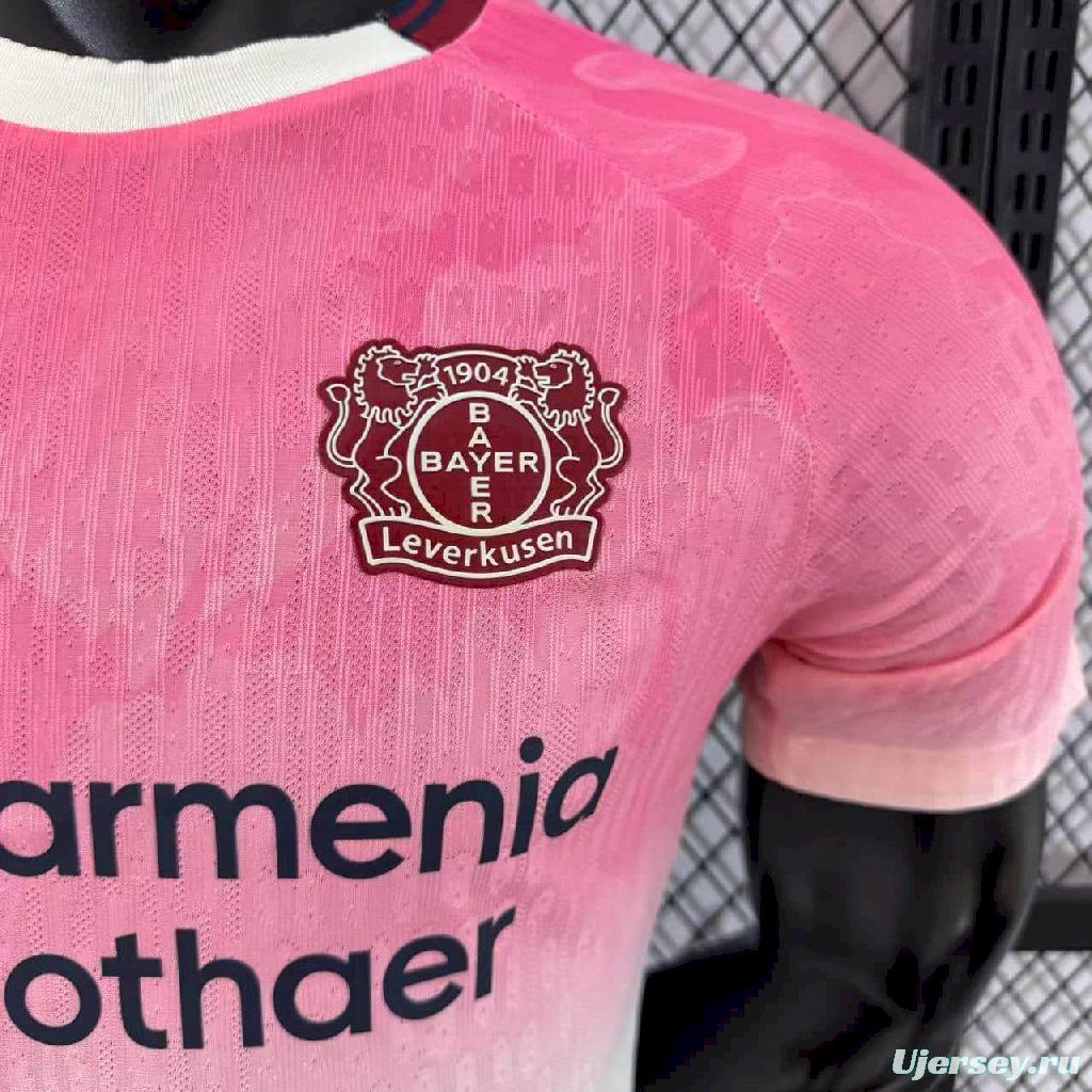 2025/26 Player Version Mens Bayer 04 Leverkusen Away Jersey