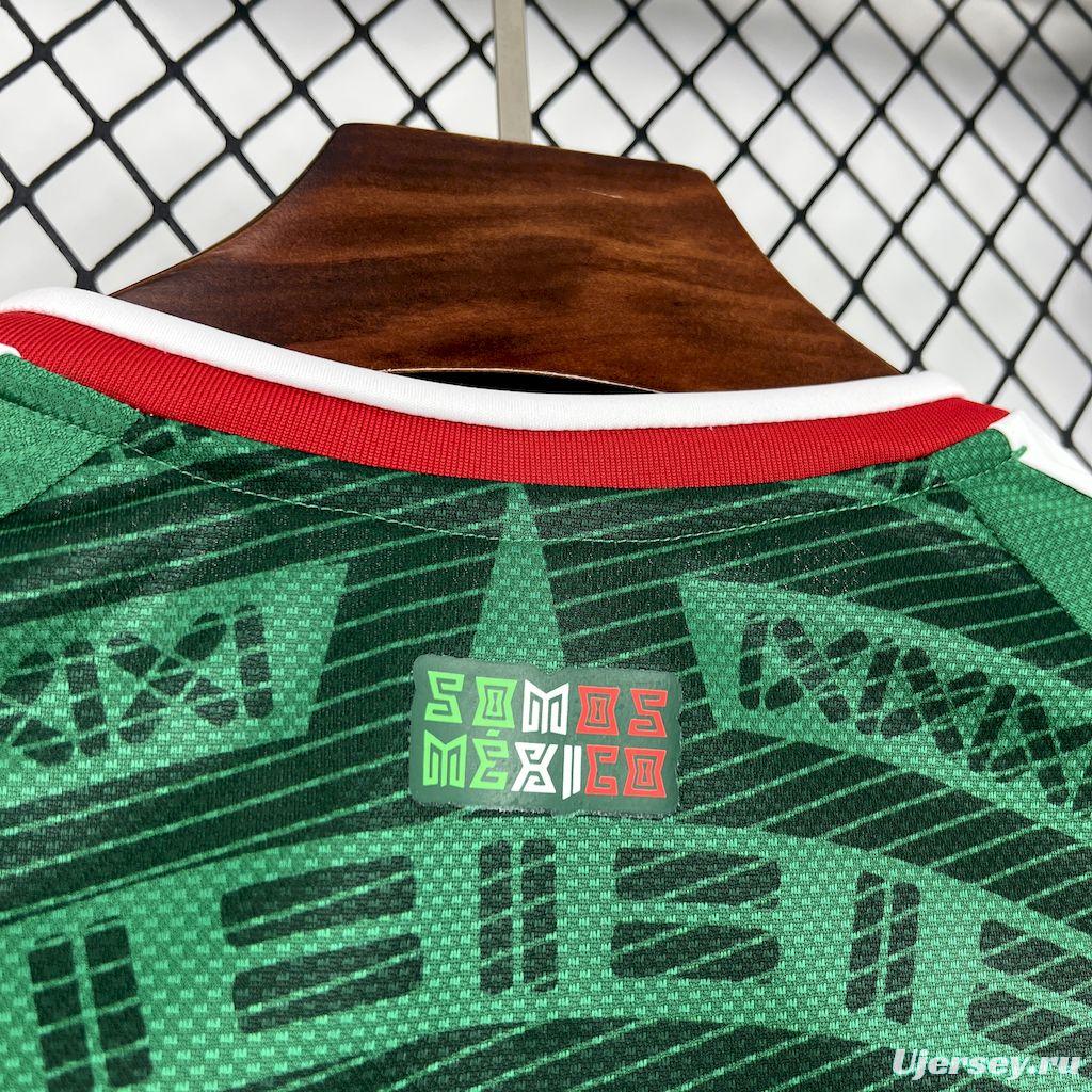 2026 Mens Mexico World Cup Home Long Sleeve Jersey