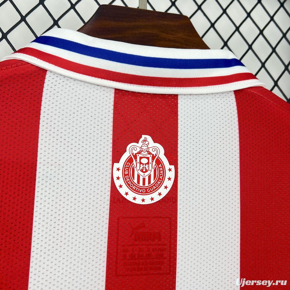 2016/17 Retro Chivas Guadalajara 110th Anniversary Long Sleeve Jersey