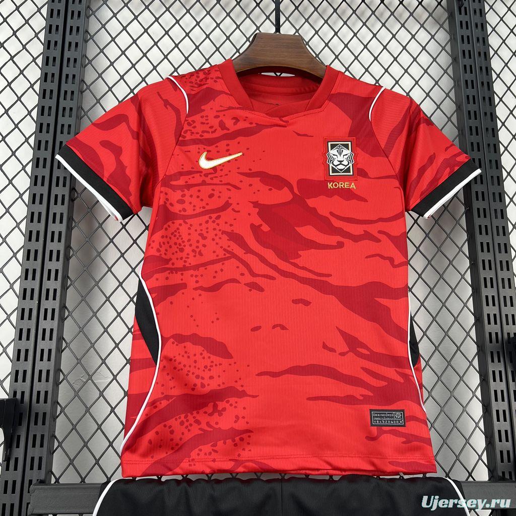 2026 Kids South Korea World Cup Home Kit