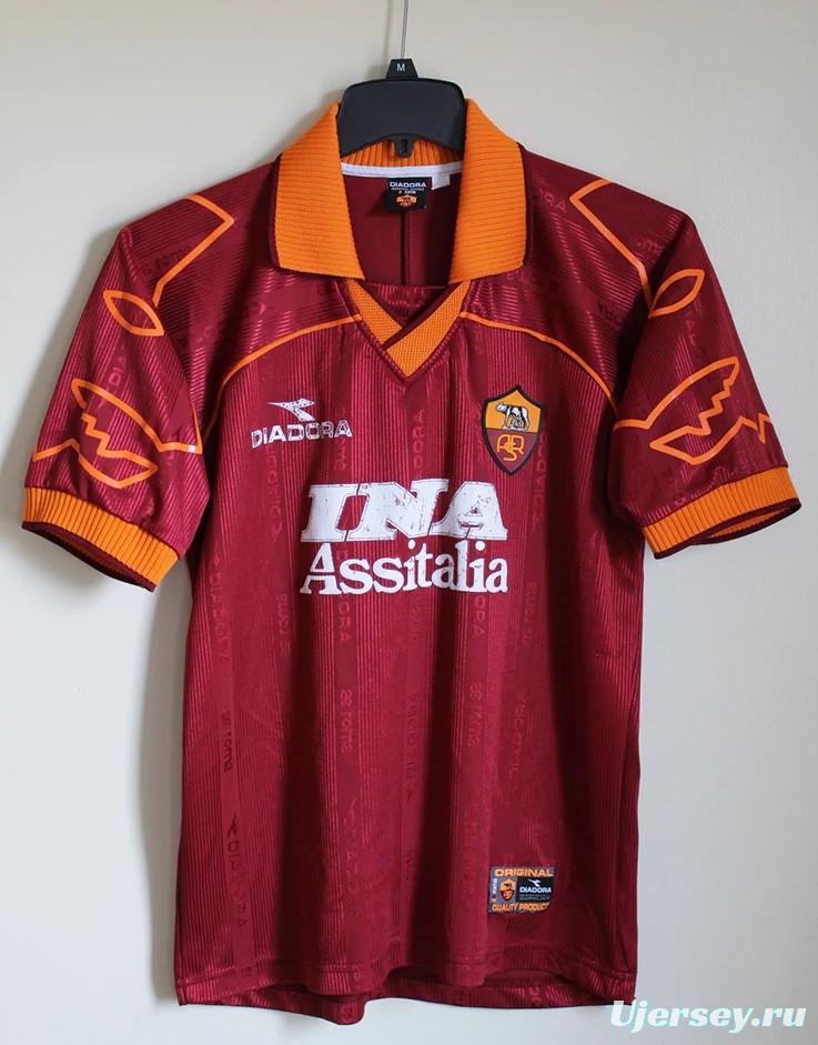 Retro 99/00 AS Roma Home Jersey