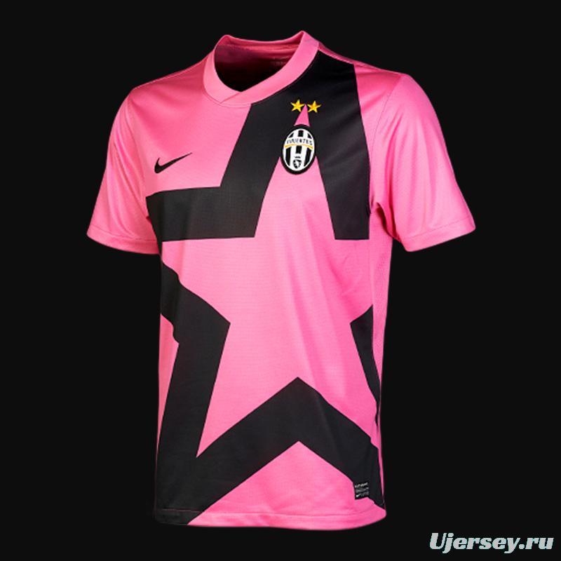 Retro 11/12 Juventus Away Pink Soccer Jersey