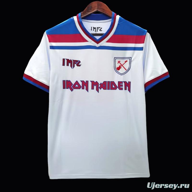 22/23 West Ham United Iron Maiden Away White Jersey