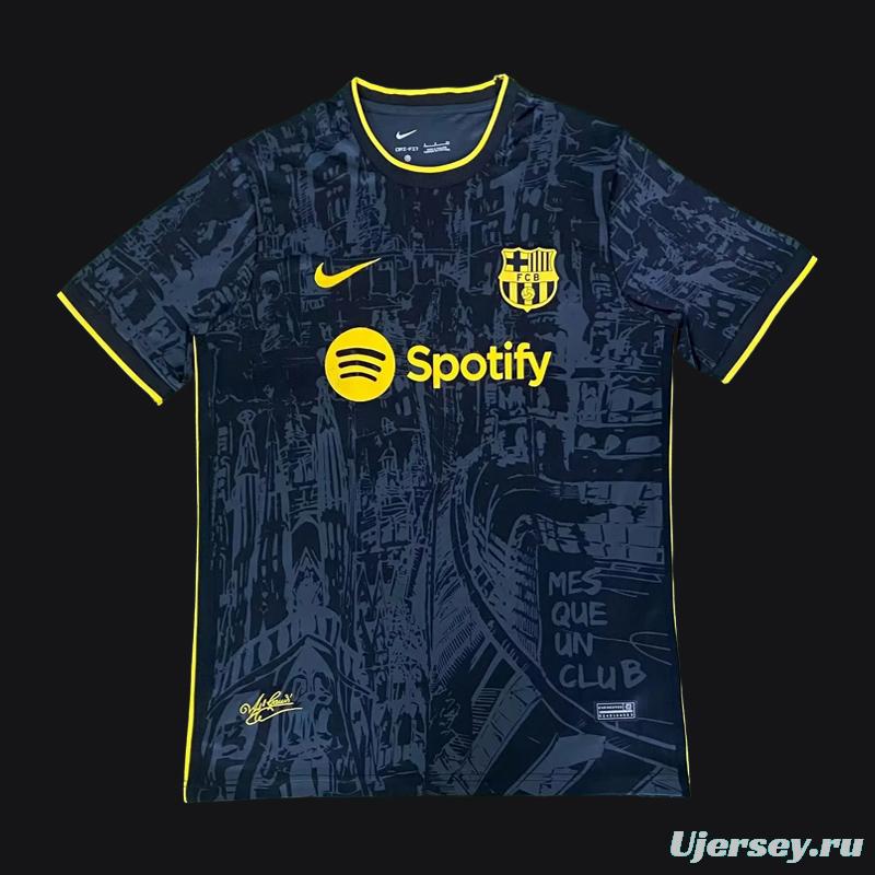 23/24 Barcelona Black Training Jersey