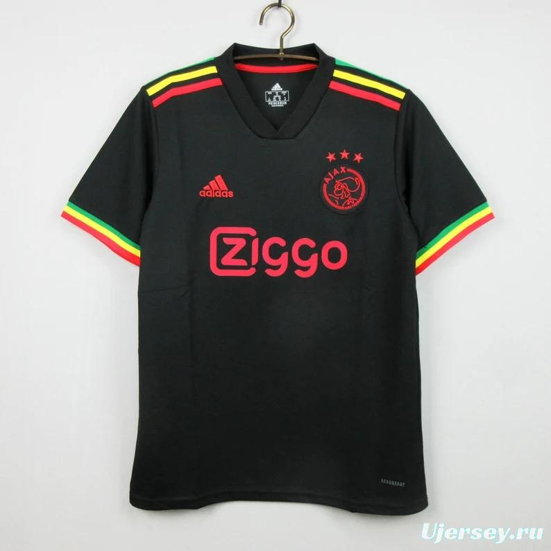 Retro 21/22 Ajax Third Black Jersey