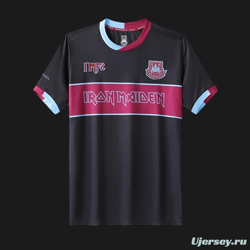 Retro 22/23 Iron Maiden X West Ham Black Jersey