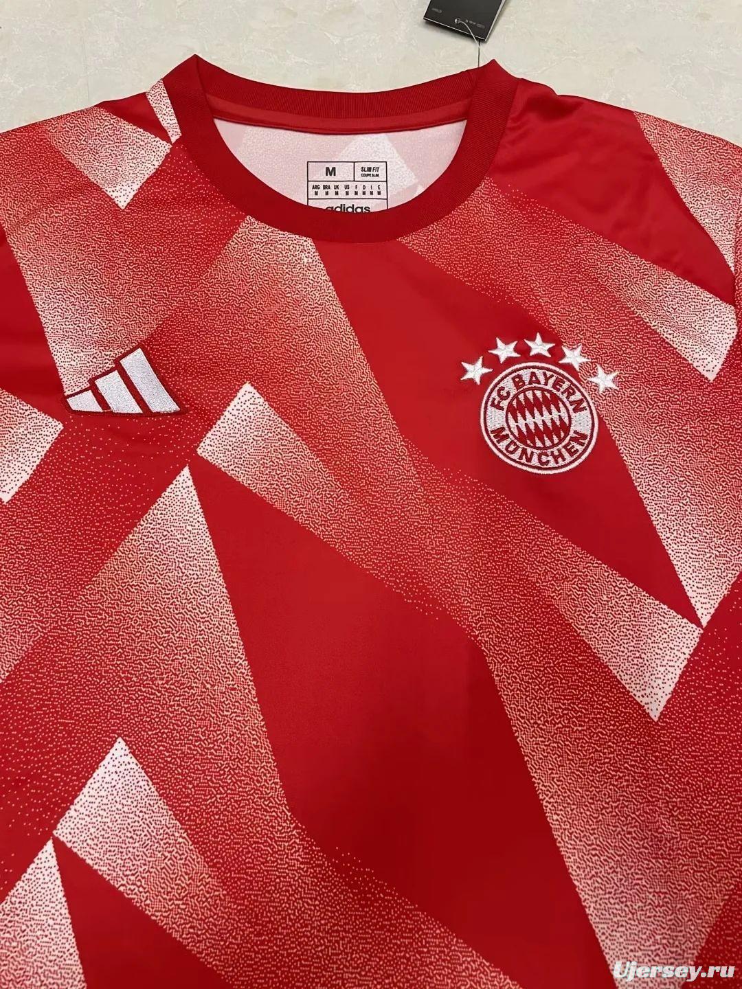 23/24 Bayern Munich Red Training Jersey