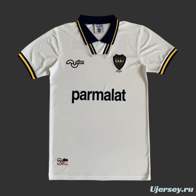 Retro 94/95 Boca Juniors Away White Jersey