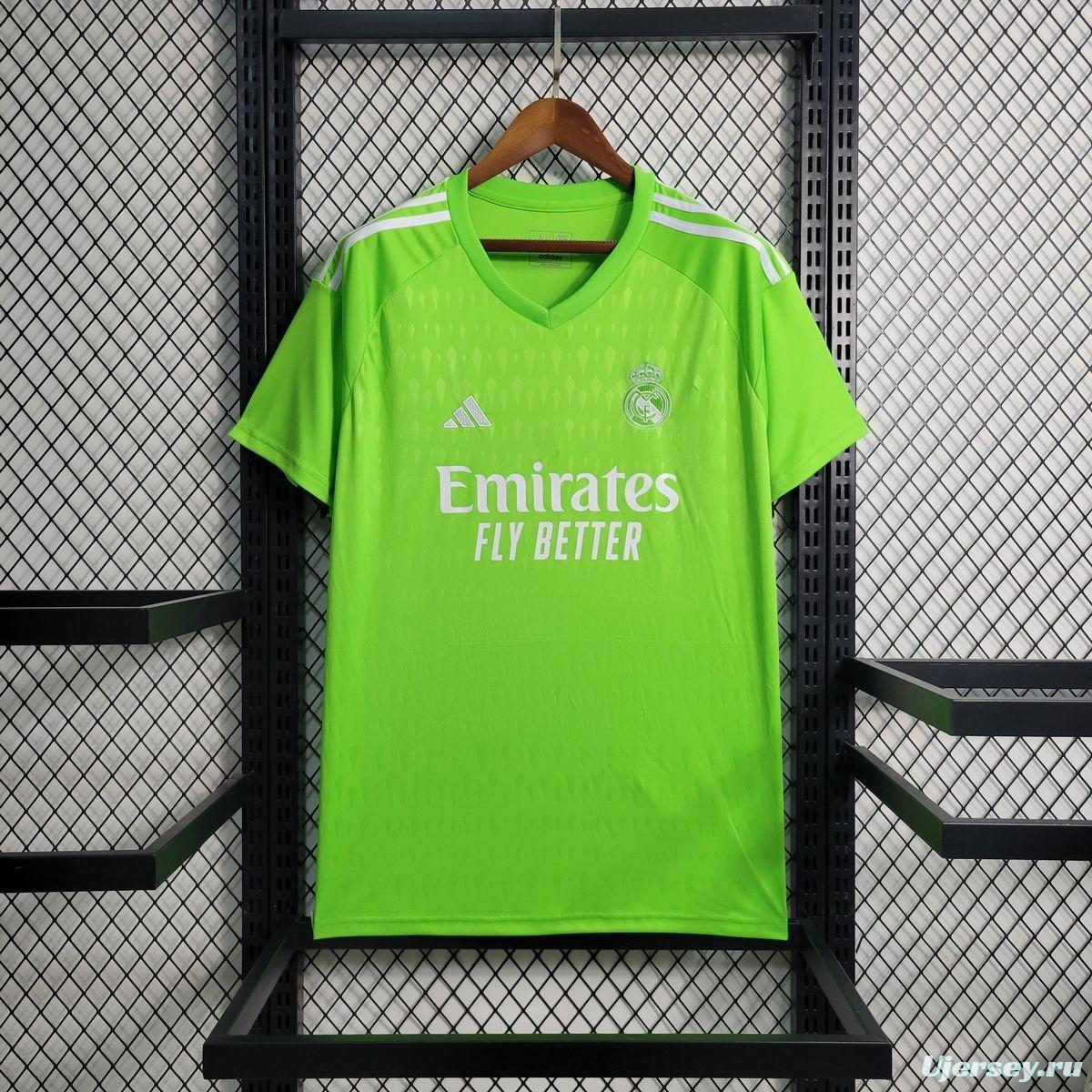 23/24 Real Madrid Green Goalkeeper Jersey