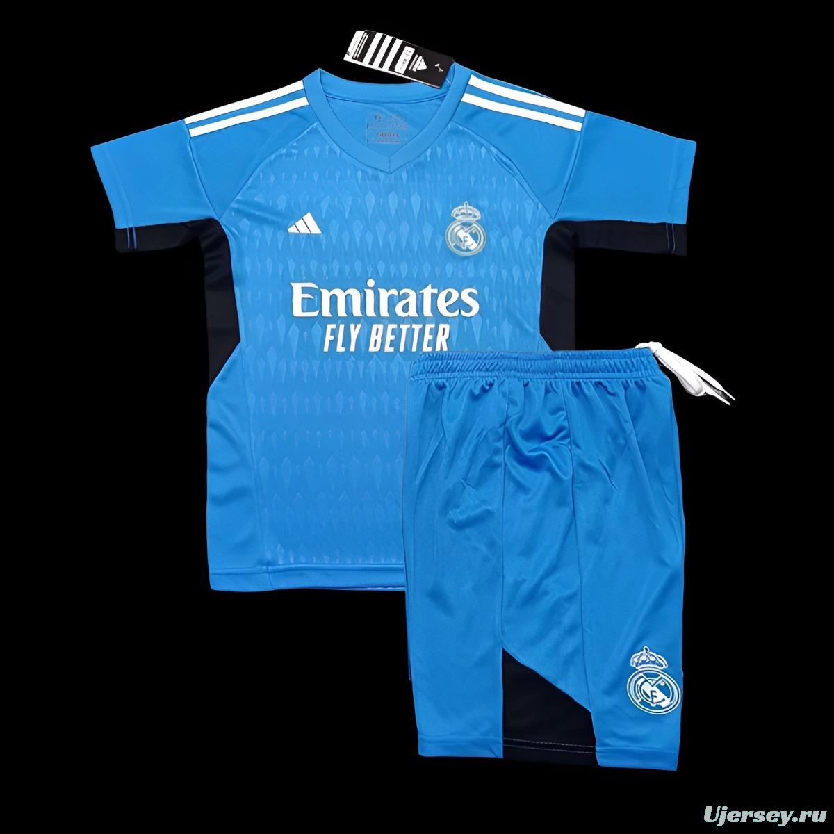 23/24 Real Madird Blue Goalkeeper Jersey