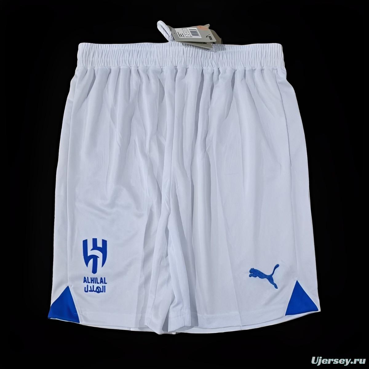 23/24 Al-HiIaI Away White Shorts