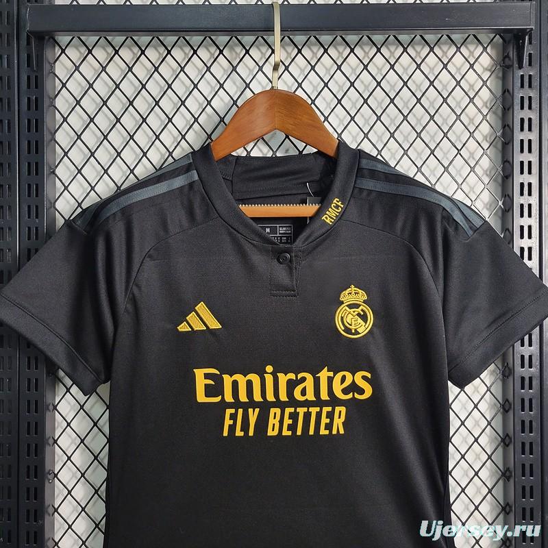 23/24 Women Real Madrid Third Black Jersey