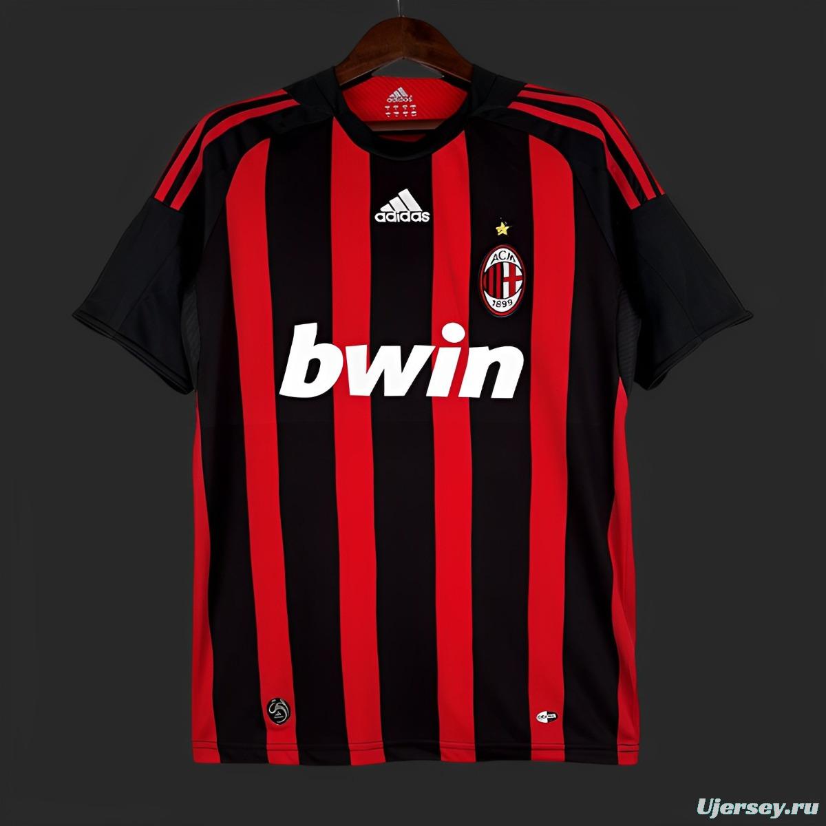 Retro 08/09 AC Milan Home Jersey