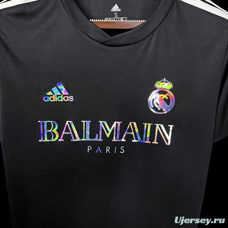 23/24 Real Madrid x Balmain Black Jersey