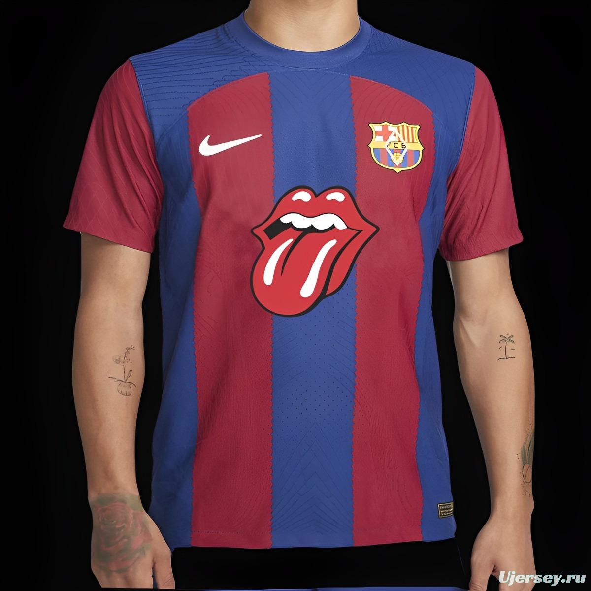 23/24 Barcelona Home Rolling Stones Special Jersey