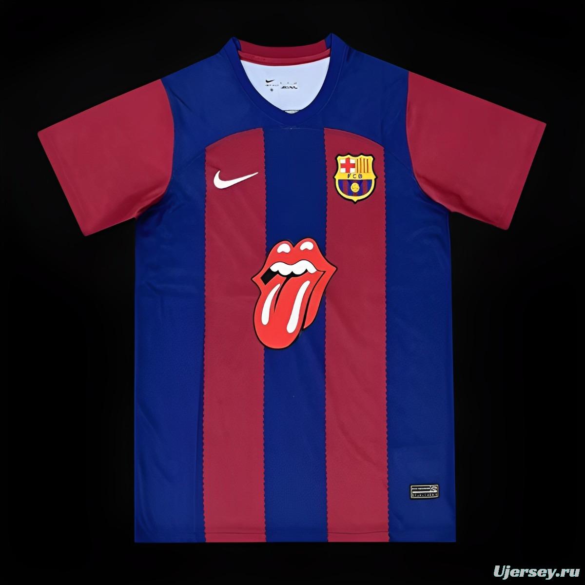 23/24 Barcelona Home Rolling Stones Special Jersey