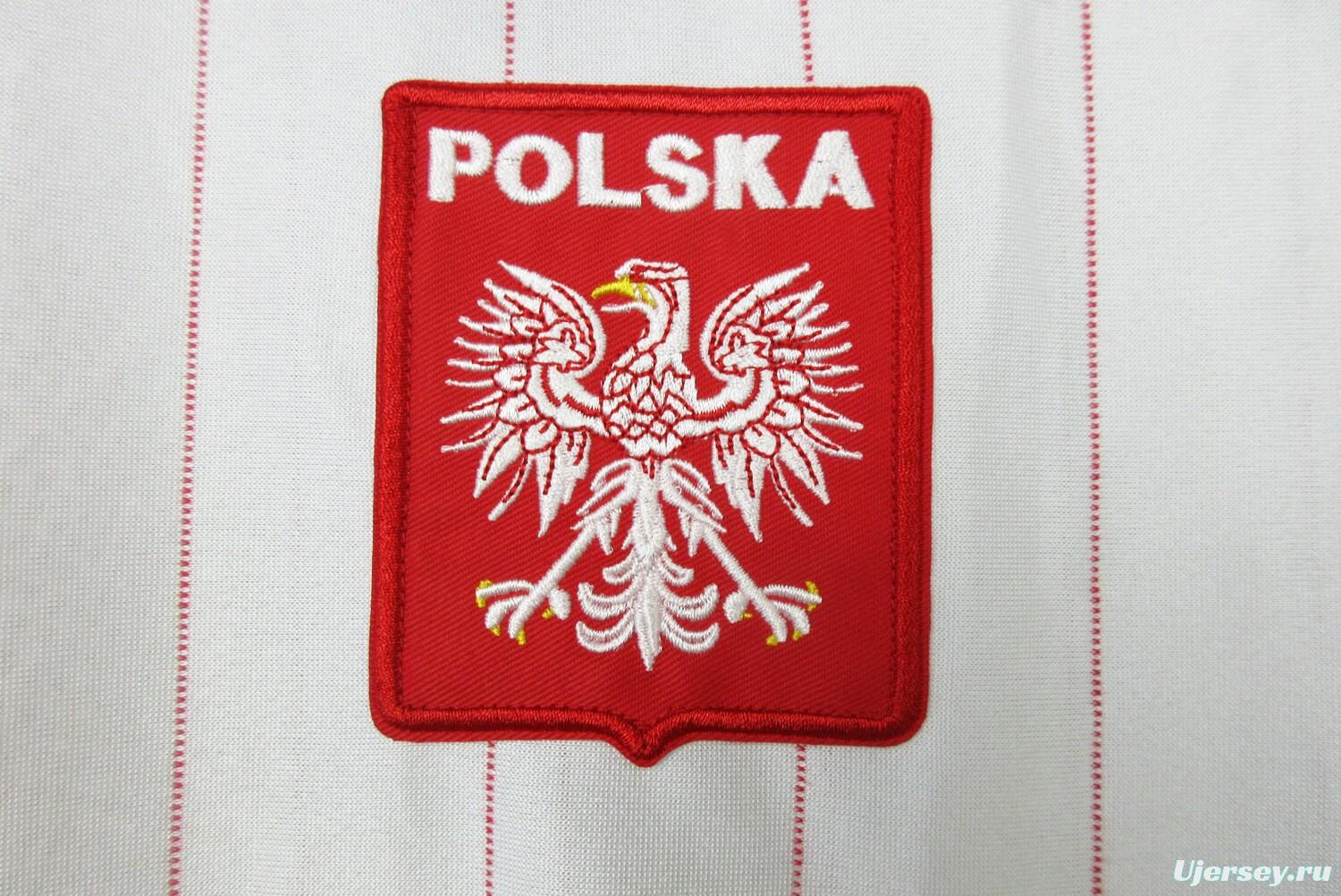 Retro 1982 Poland Home Jersey