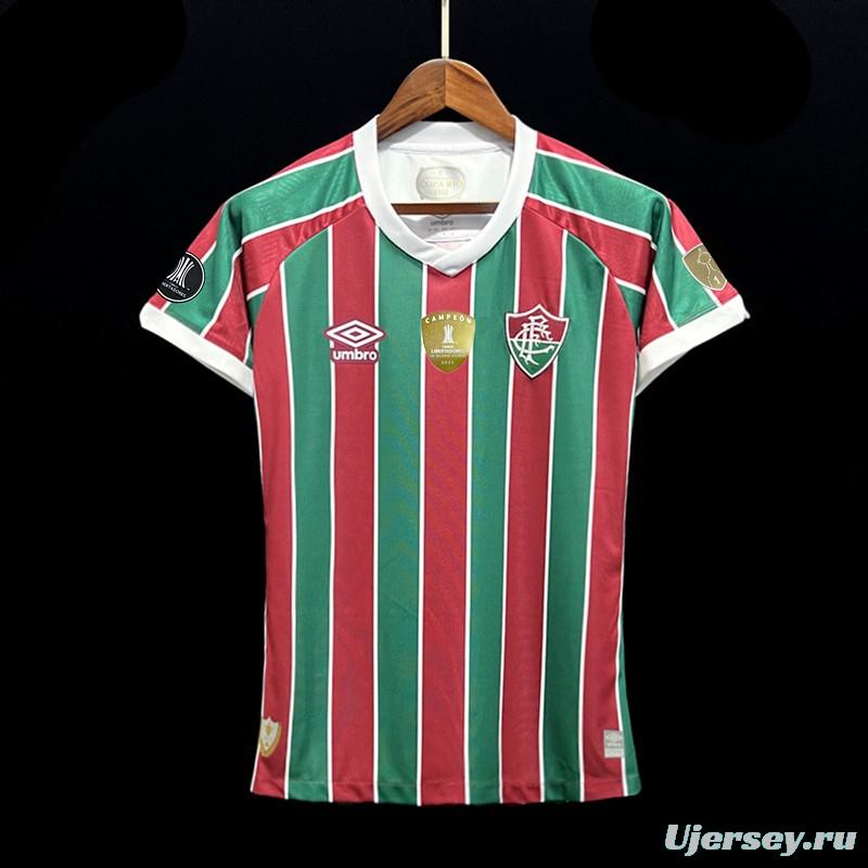 23/24 Women Fluminense Home Jersey Full Patch