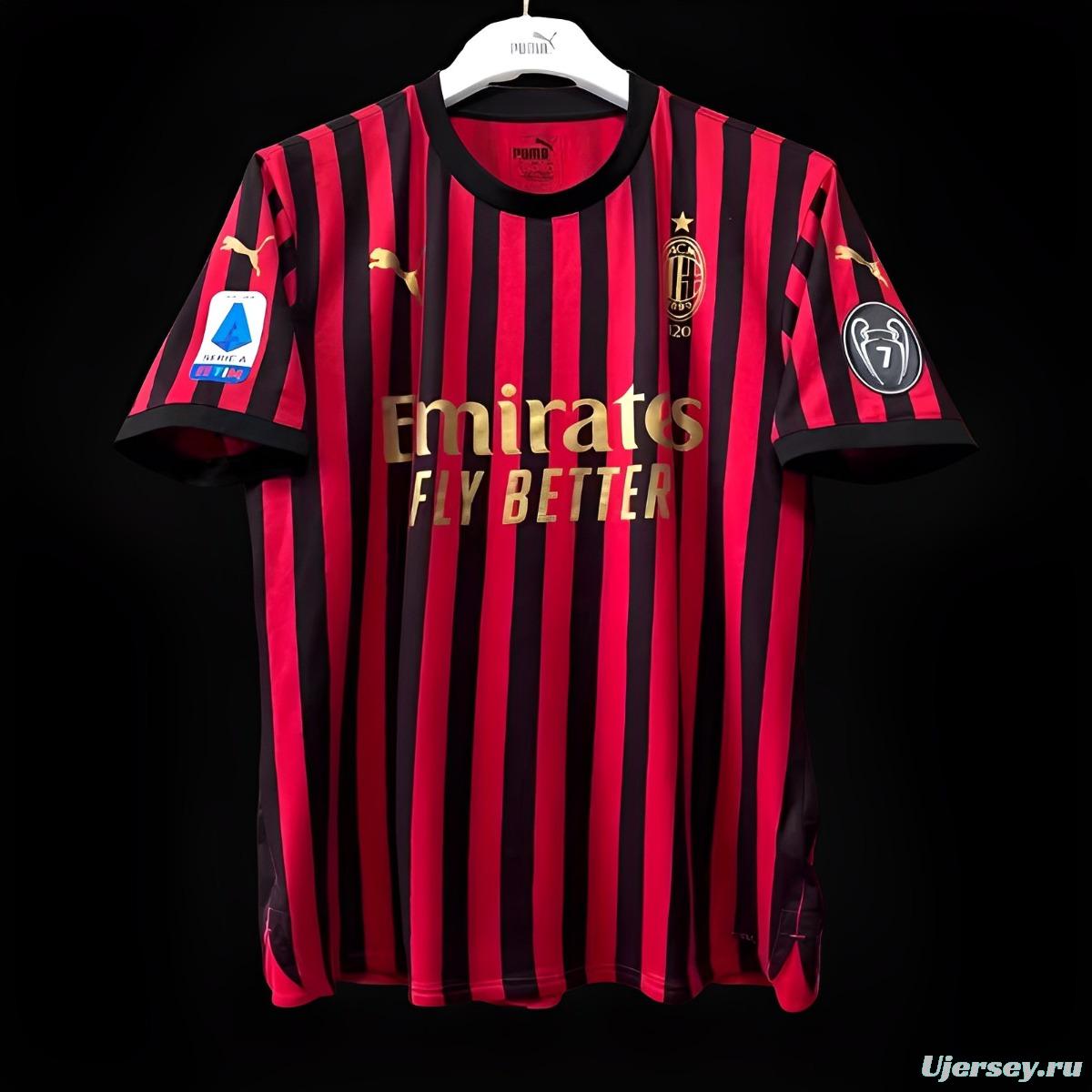 Retro 19/20 AC Milan Anniversary 120TH Home Jersey