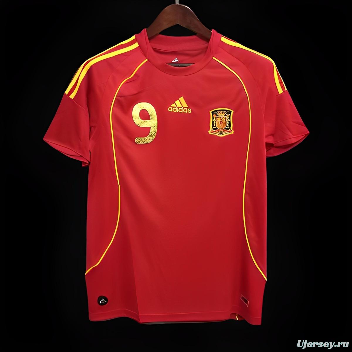 Retro 2008 Spain Home Jersey