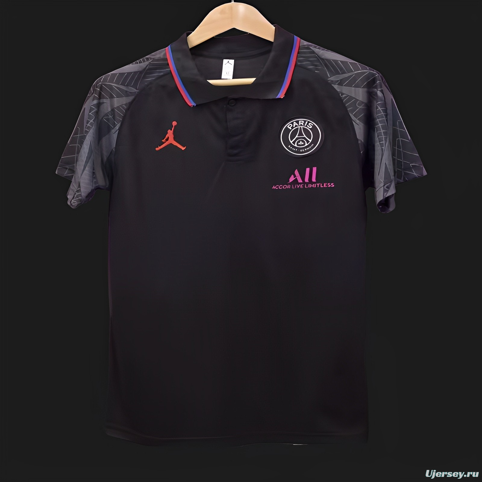 23/24 PSG Black Polo Jersey