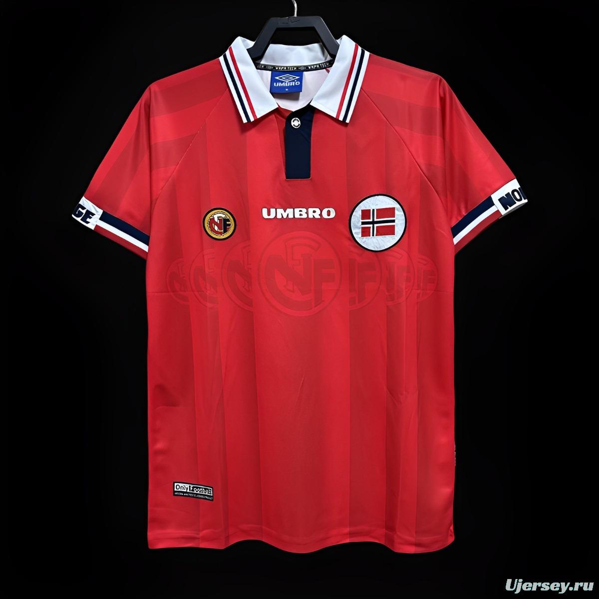 Retro 1998 Norway Home Jersey