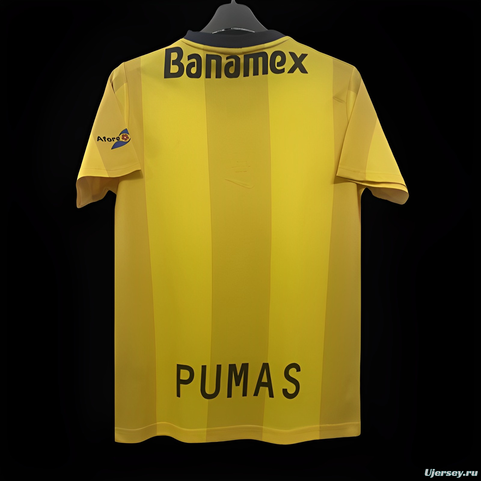 Retro 00/01 Pumas UNAM Away Yellow Jersey