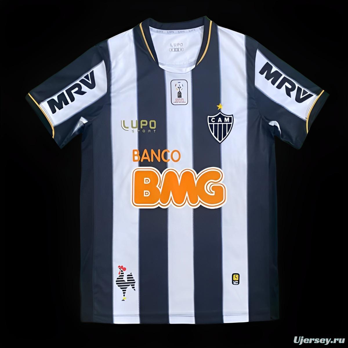 Retro13/14 Atletico Mineiro Home Jersey With Chest Patch