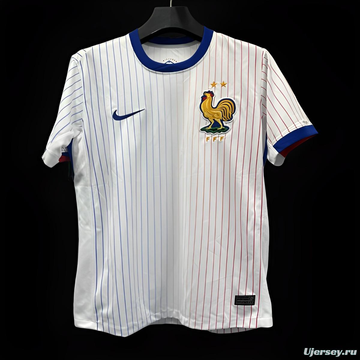 2024 France Away White Jersey