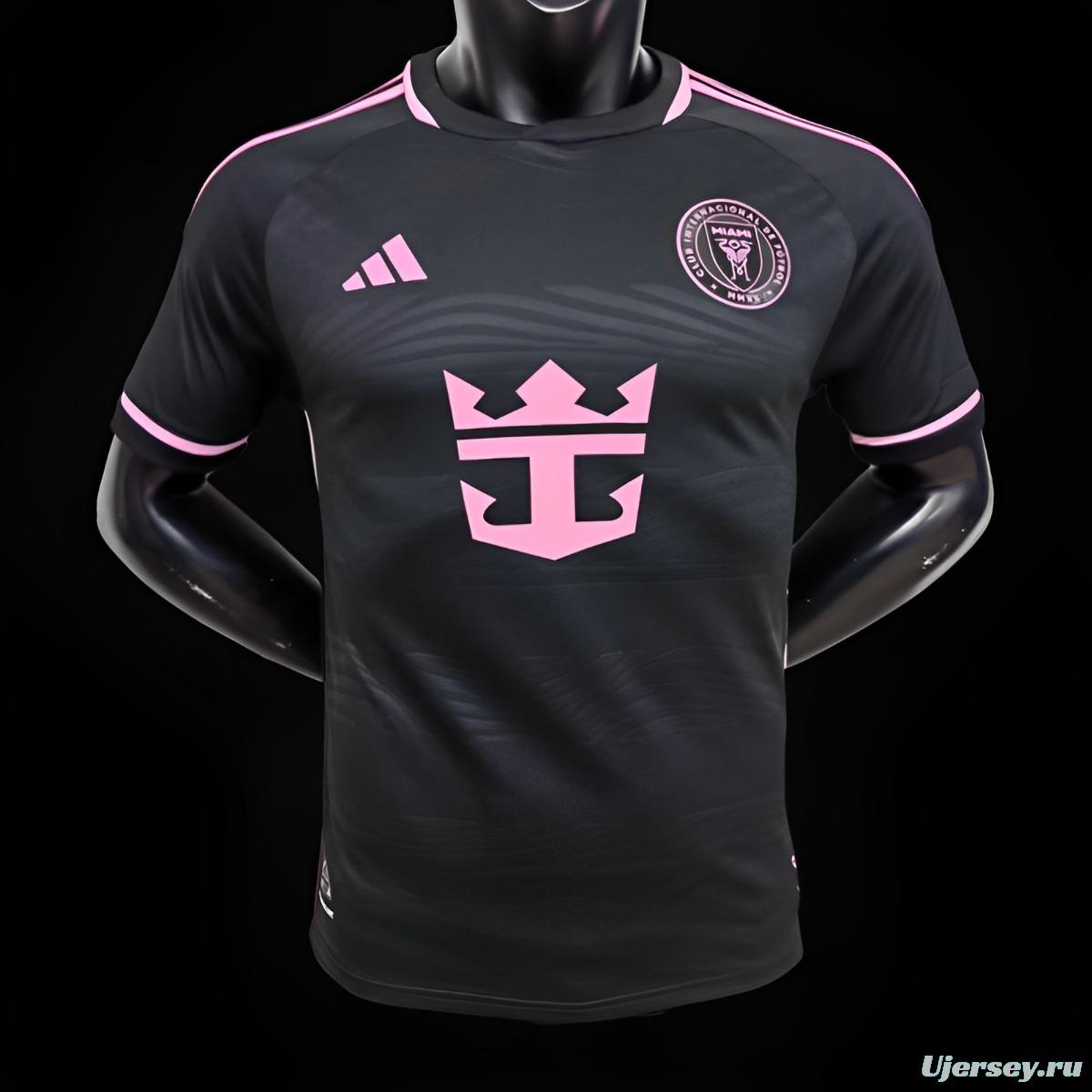 Player Version 24/25 Inter Miami Away Black Jersey