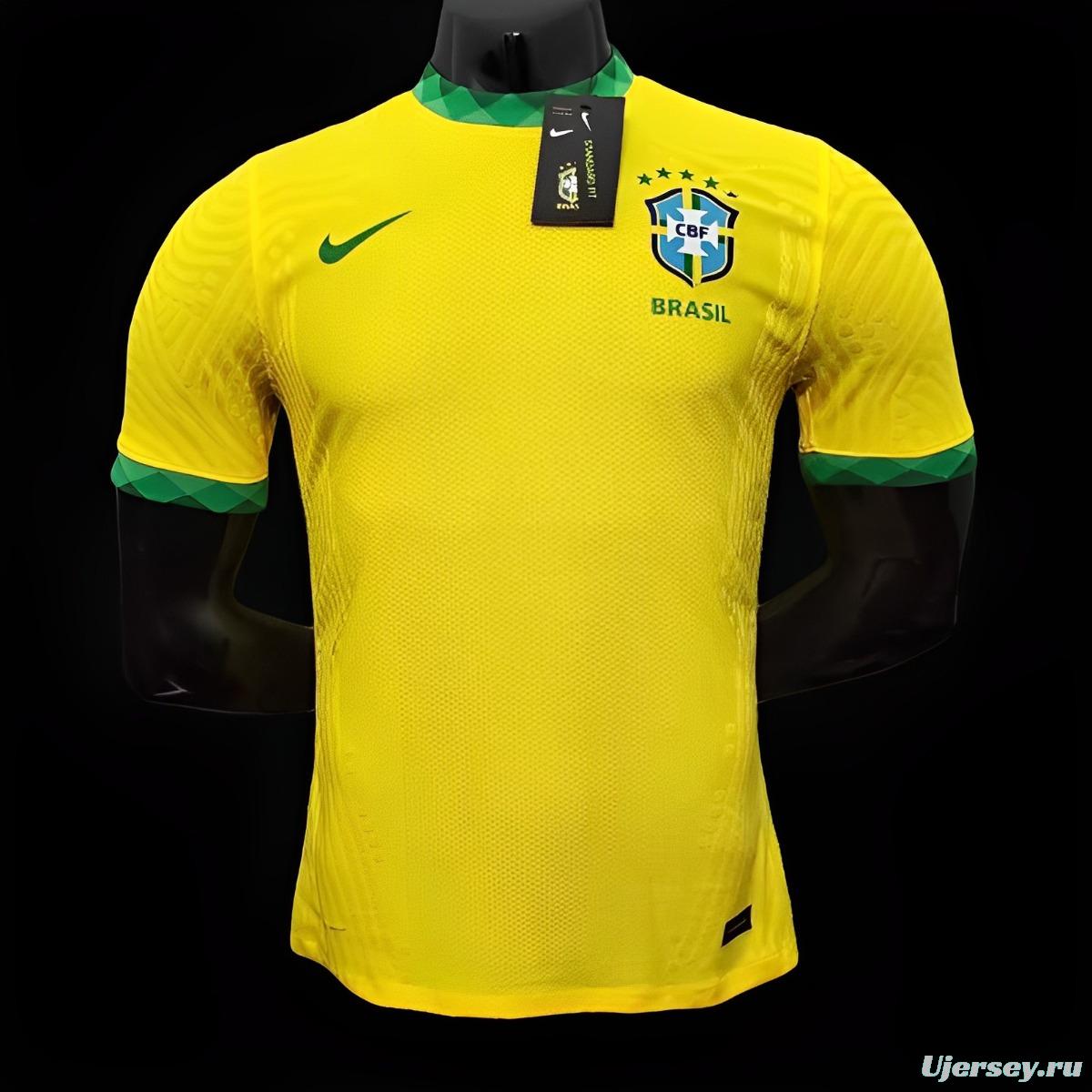 Player Version 2021 Brazil Home Jersey