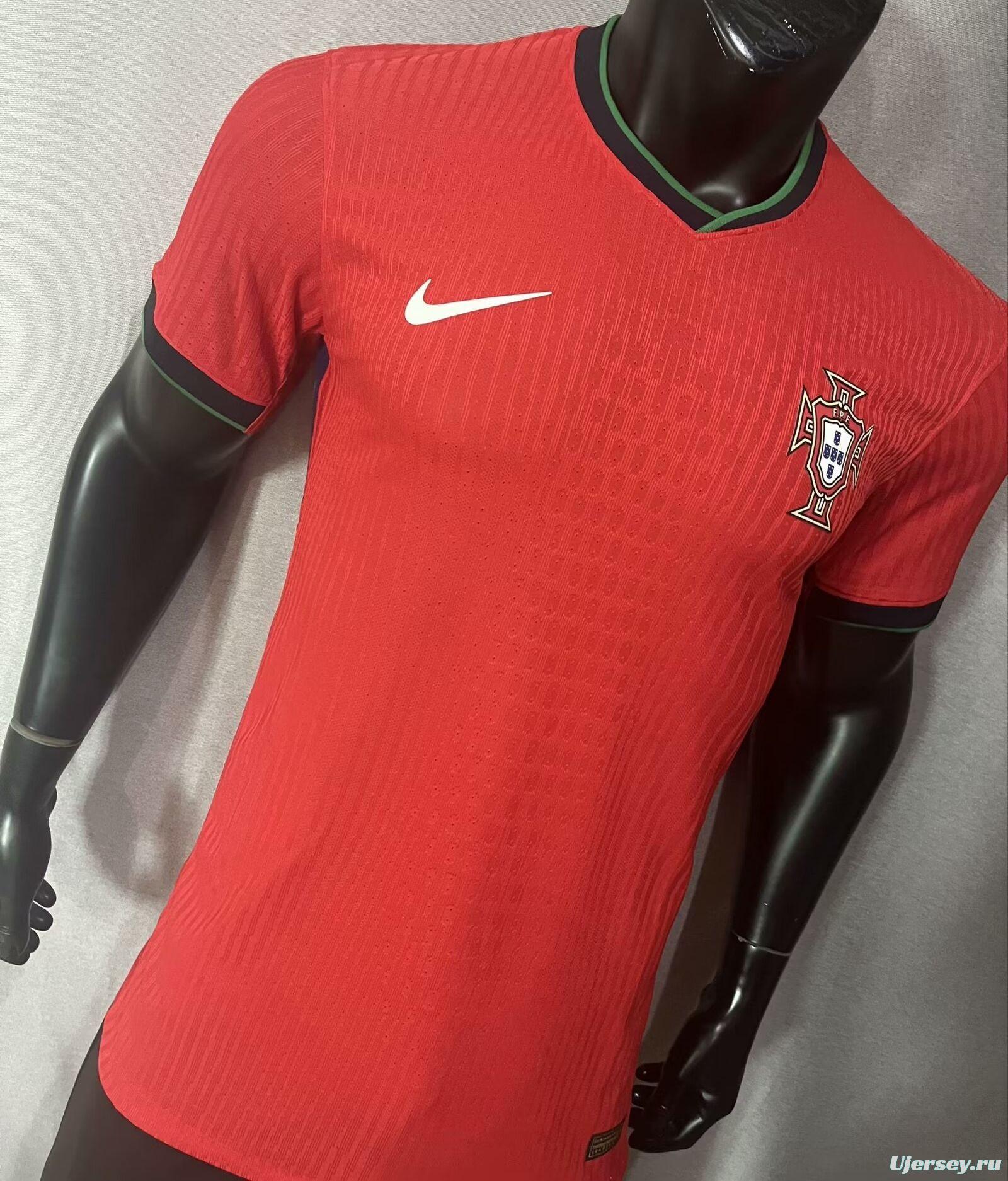 Player Version 2024 Portugal Home Jersey