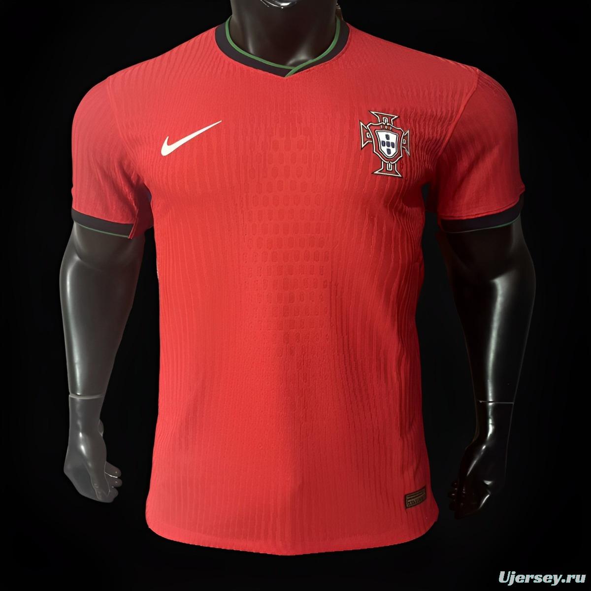 Player Version 2024 Portugal Home Jersey