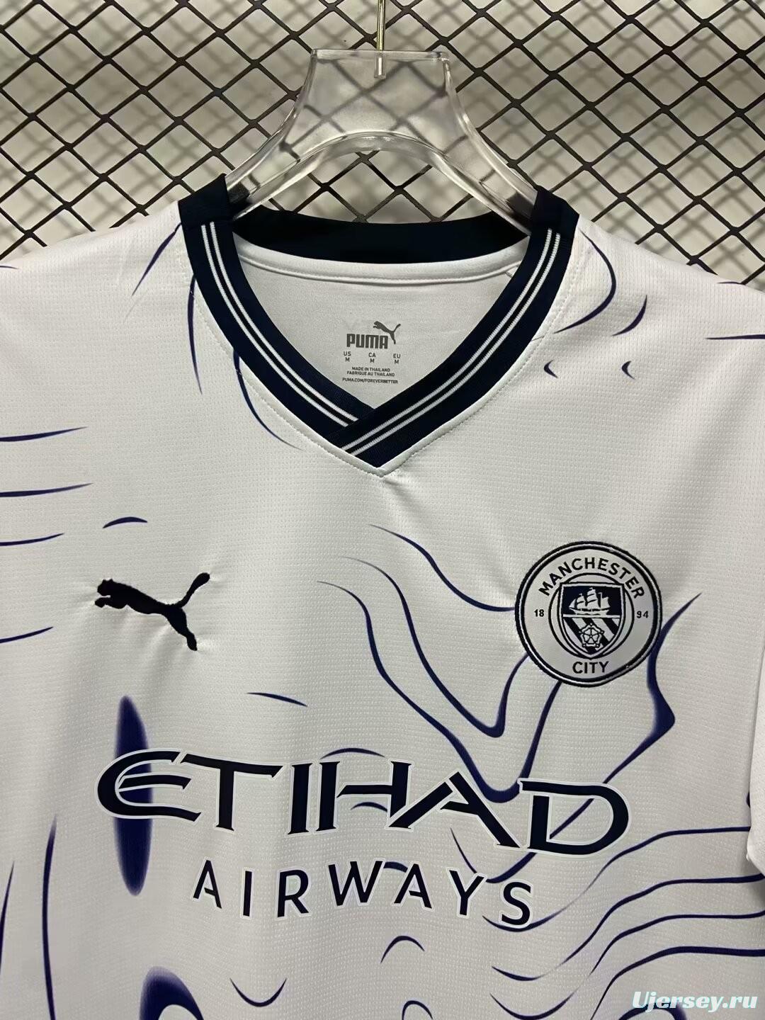 24/25 Manchester City Away White Jersey