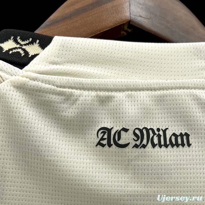 Retro 23/24 AC Milan Forth White Jersey