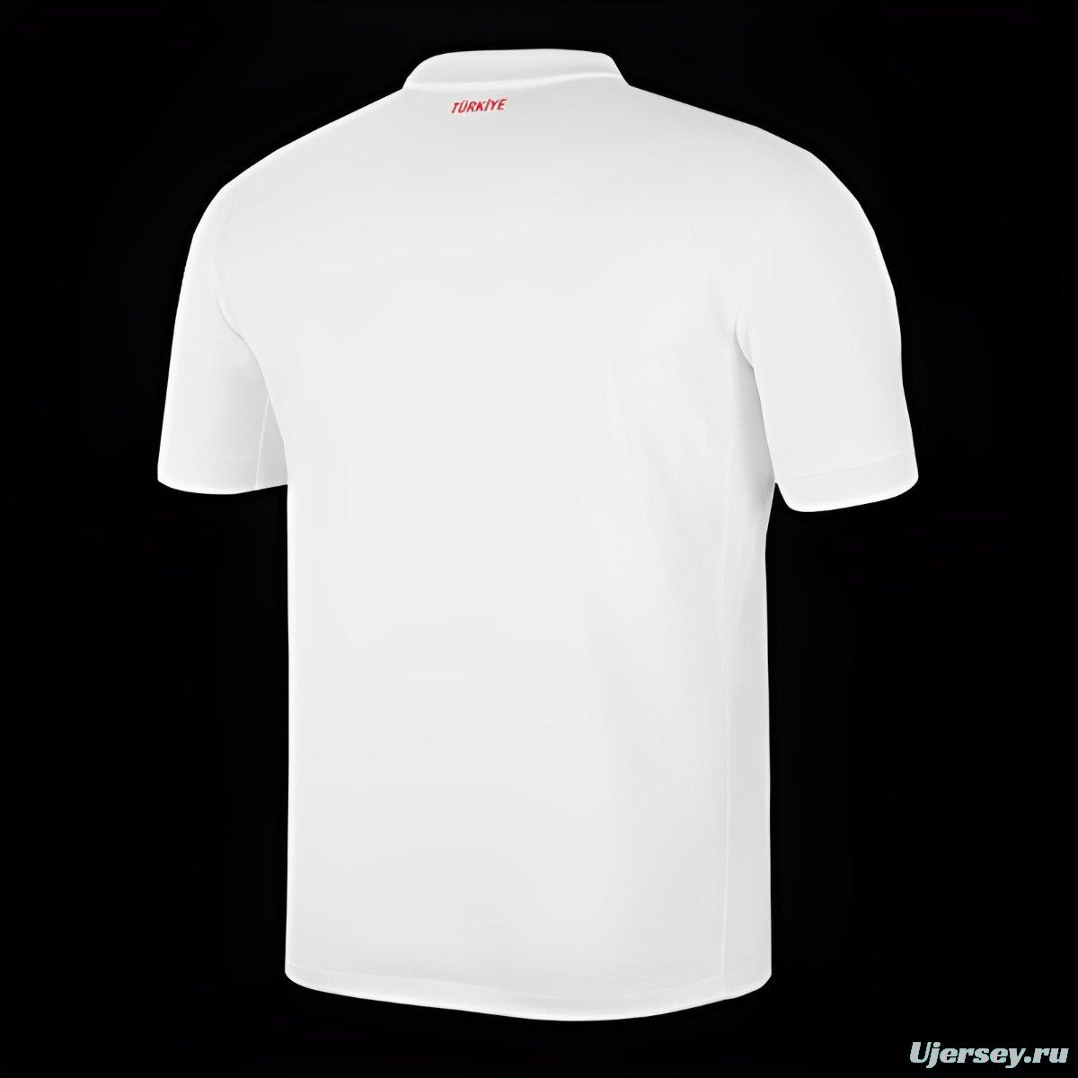 2024 Turkey Away White Jersey