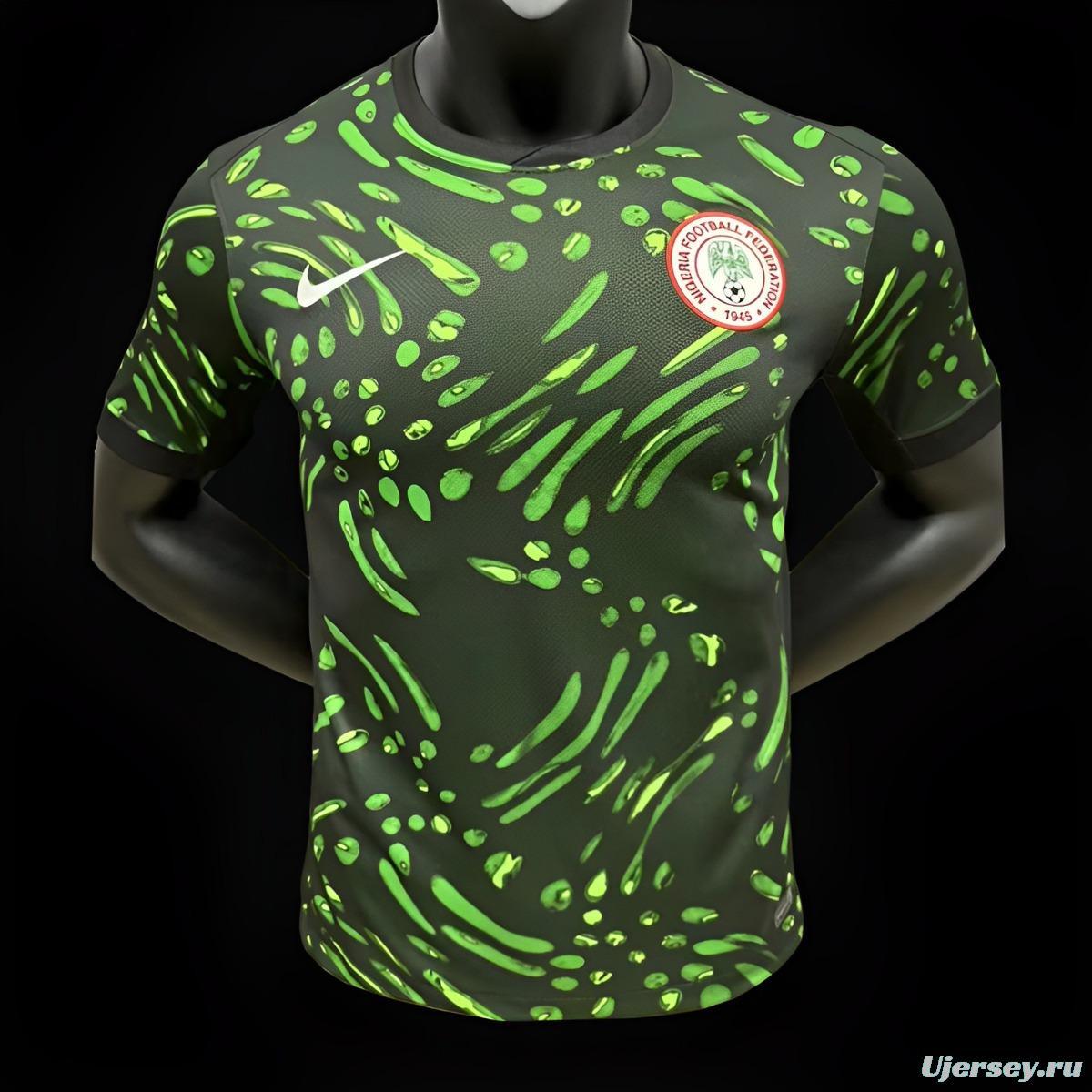 Player Version 2024 Nigeria Away Green Jersey