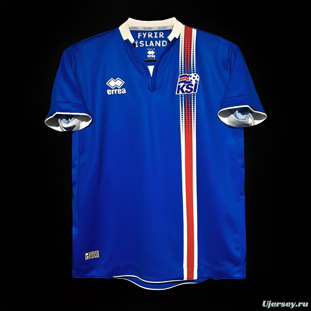 Retro 2016 Iceland Home Jersey