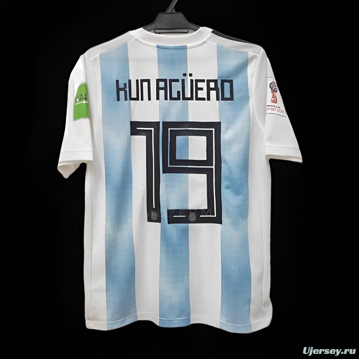 Retro 2018 Argentina Home Jersey