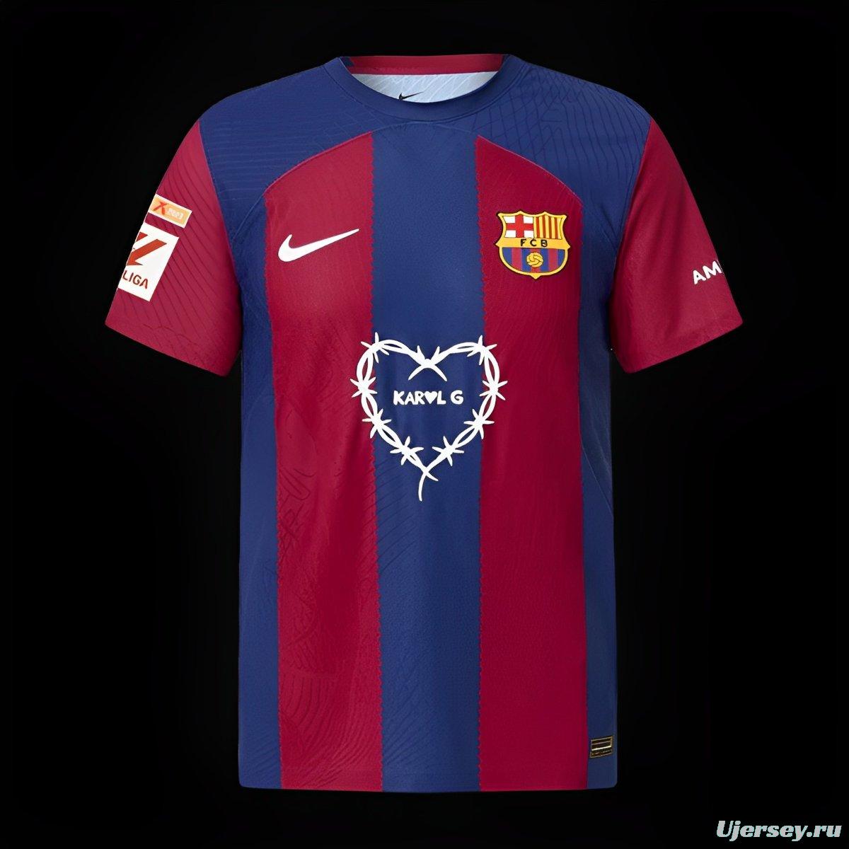 23/24 Barcelona x KAROL G 23/24 Home Jersey