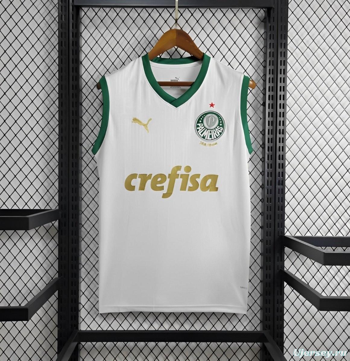 24/25 Palmeiras Away White Vest Jersey