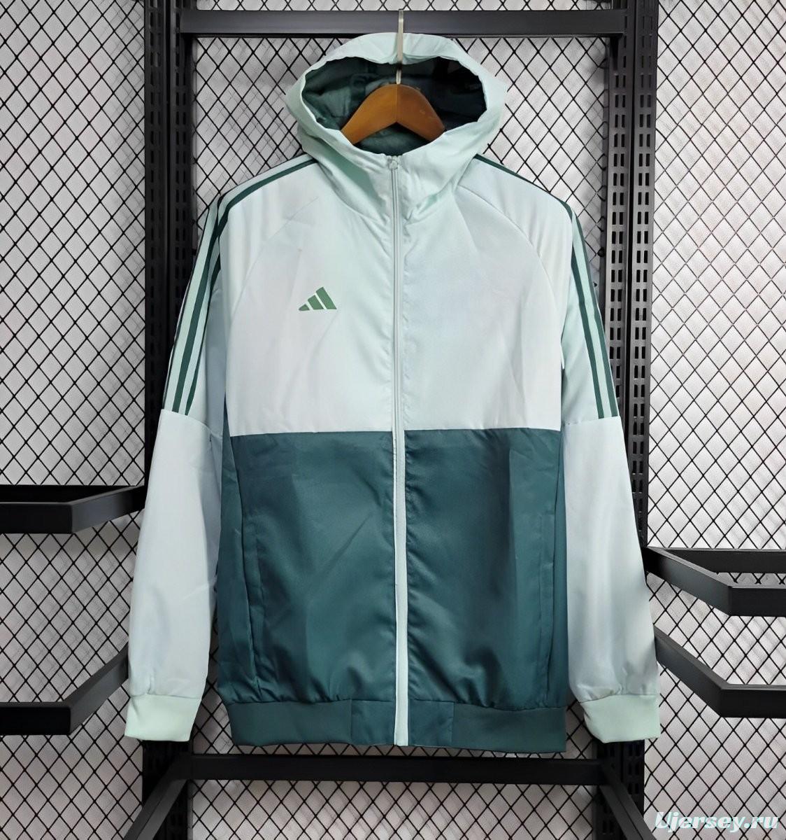 2024 Adidas Green Windbreaker