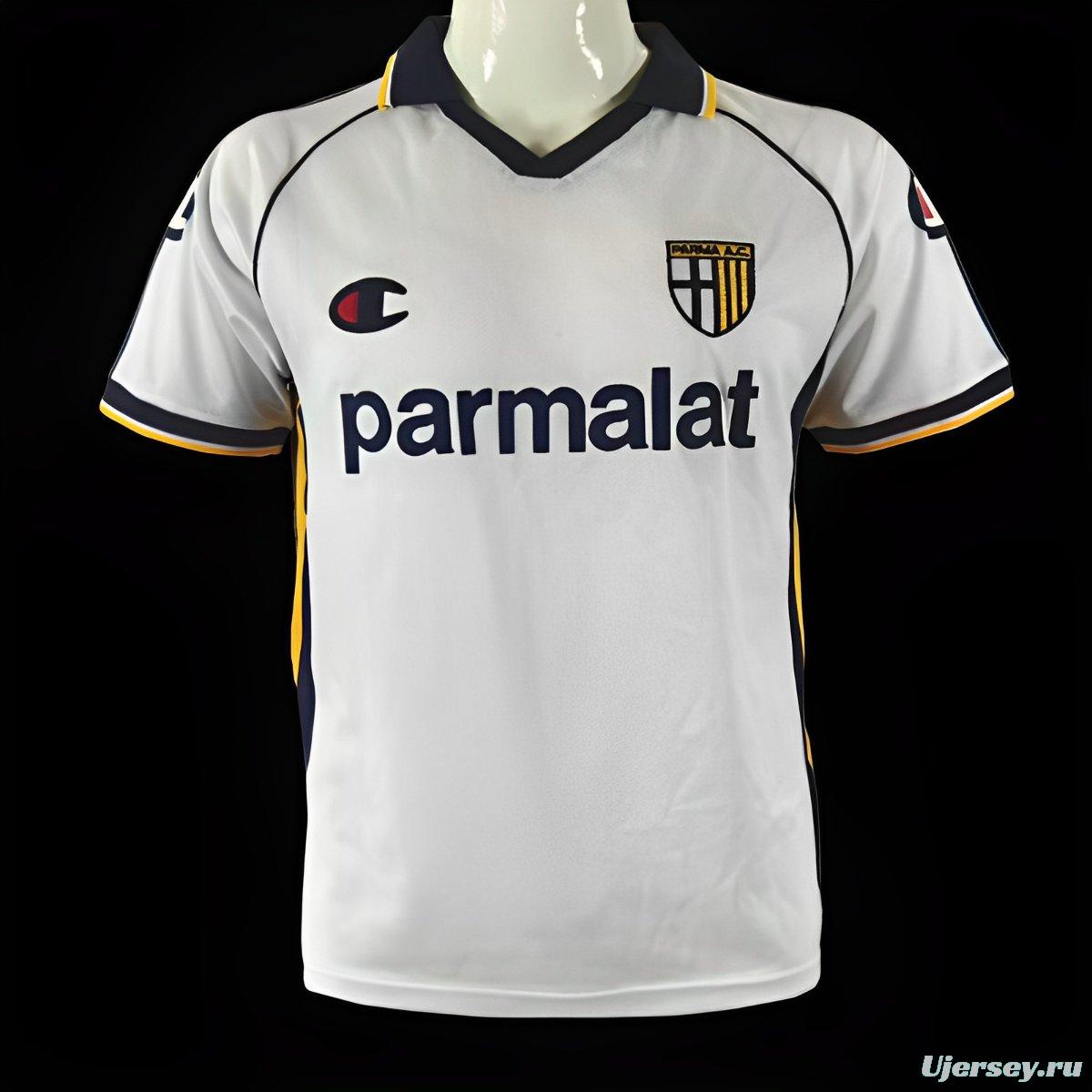 Retro 03/04 Parma Away White Jersey